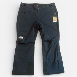 The North Face Women’s waterproof, windproof Freedom Pant in black. Size 3X
